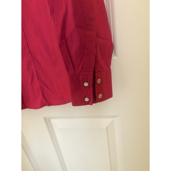 Sherry Cervi X RU Apparel Western Pearl Snap Women’s Medium Pink Shirt - Picture 3 of 6